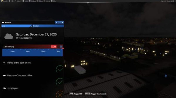 France VFR Sud-Ouest problème texture nocturne bâtiments LFBC ( et autres)